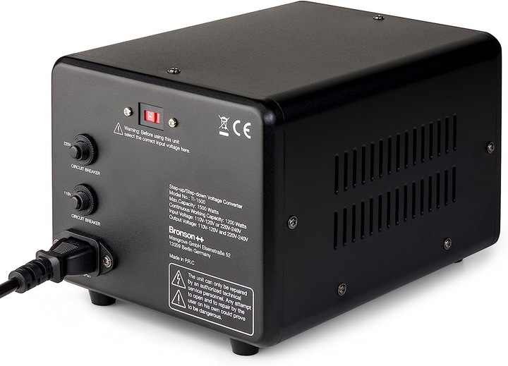Actual product image Bronson Voltage transformer 1500 Watt