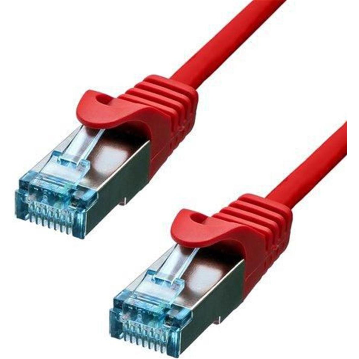 ProXtend S/FTP CAT6A LSZH AWG 26 CU Red 10M (S/FTP, CAT6a, 10 m), Netzwerkkabel
