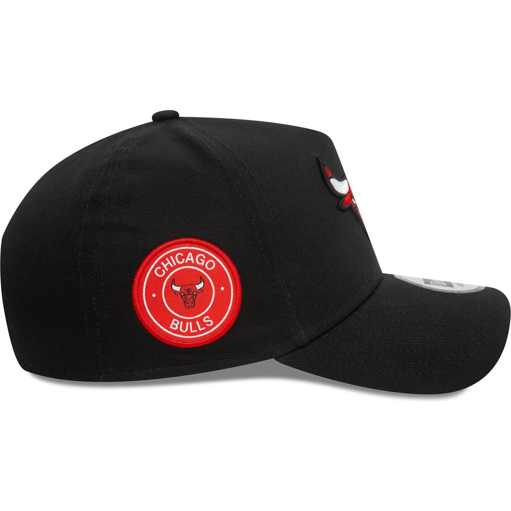 Thumbnail - New Era, Herren, Cap, trucker cap chicago bulls patch eframe 9forty, Schwarz, (One Size)