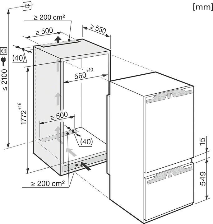Actual product image Miele KF 37673 iD Re (266 l)