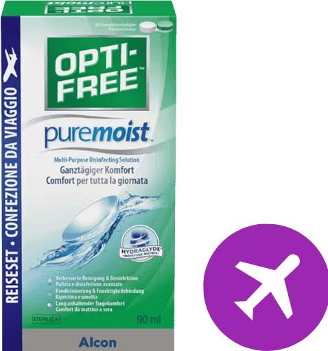 Produktbild Opti Free PureMoist, Kontaktlinsenpflegemittel, 90 ml (All in One Lösung, 90 ml)