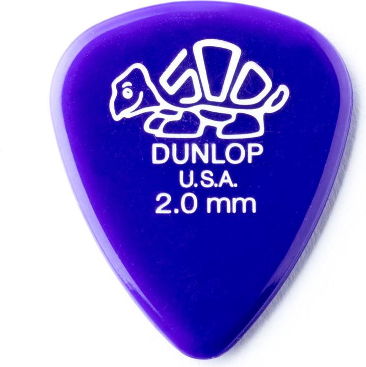 Actual product image Dunlop Plectren Delrin 200,refill bag72 (72 x, 2 mm)