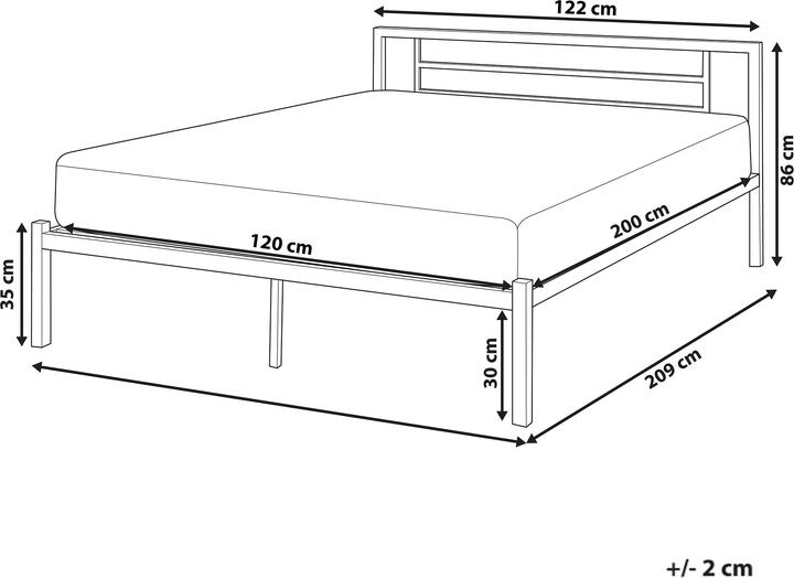 Produktbild Beliani Cusset (120 x 200 cm)
