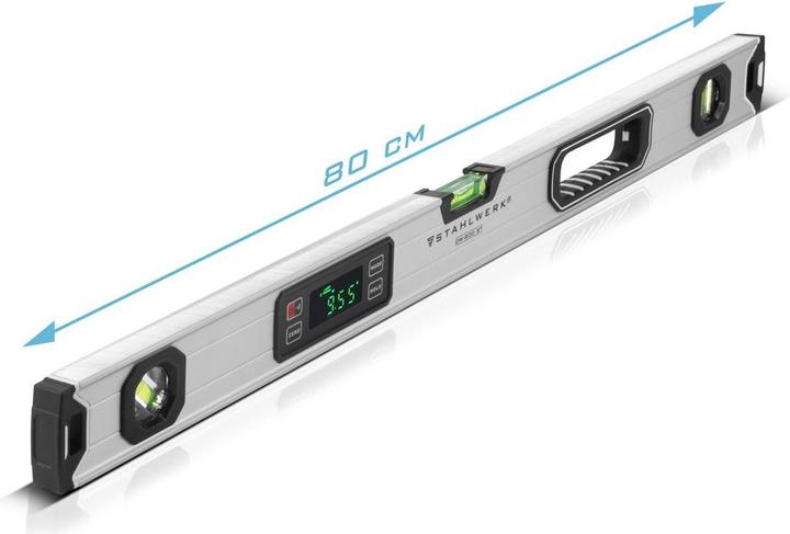 Actual product image Stahlwerk Digital spirit level DW-800 ST made of aluminium with 800 mm length (80 cm)