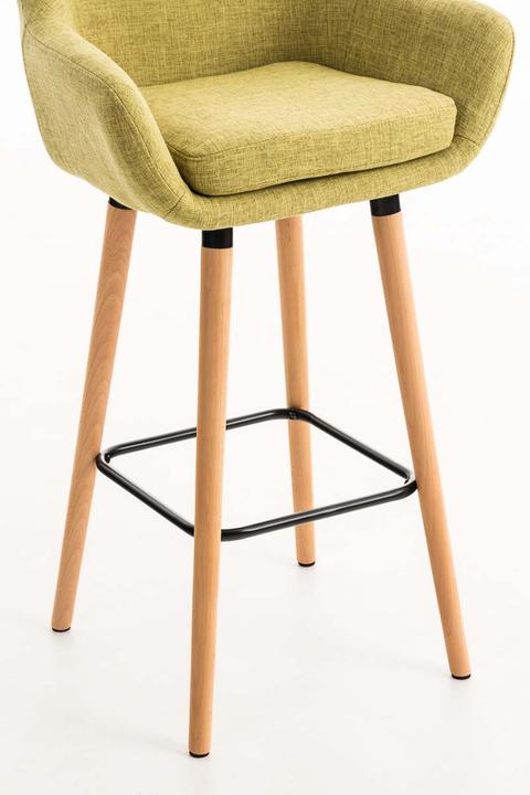 Image du produit CLP Tabouret de bar Grant Tissu, vert clair