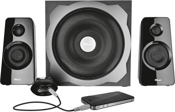 Image du produit Trust Haut-parleur||P.M.P.O. 120 Watts|Noir|19019