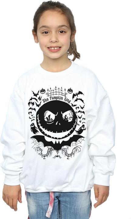 Produktbild Disney Nightmare Before Christmas Jack The Pumpkin King Sweatshirt Mädchen (152, 158)