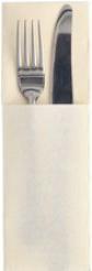 Actual product image Papstar ROYAL Collectionwhite with cutlery fold ROYAL Collection (50 x, 48 x 30 cm)