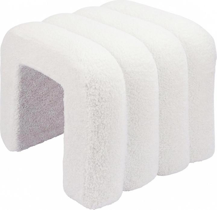 Produktbild Relaxdays Teddyfell-Hocker