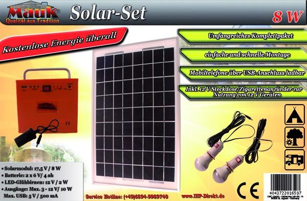 IHP Mauk Tragbares Solar Set 8 W (8 W)
