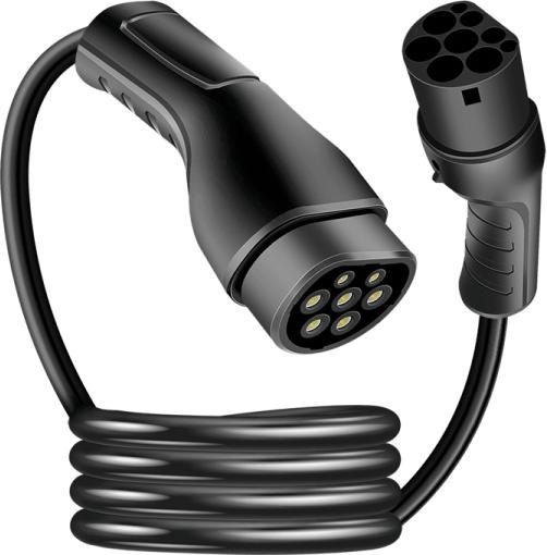 Produktbild LogiLink E-Auto-Ladekabel (Typ 2, 22 kW, 32 A, 10 m)