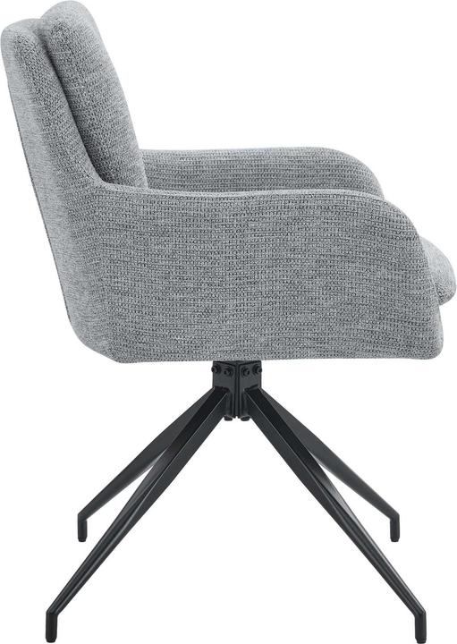 Actual product image CLP Pickett dining chair with 180 degree swivel function