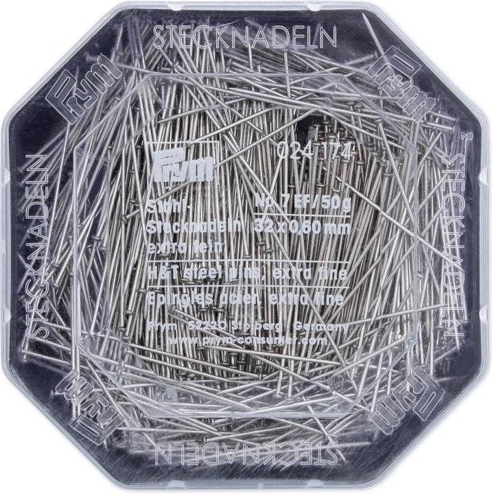 Produktbild Prym Stecknadel Ø 0.6 mm x 3.2 cm, 50 g, Stahl