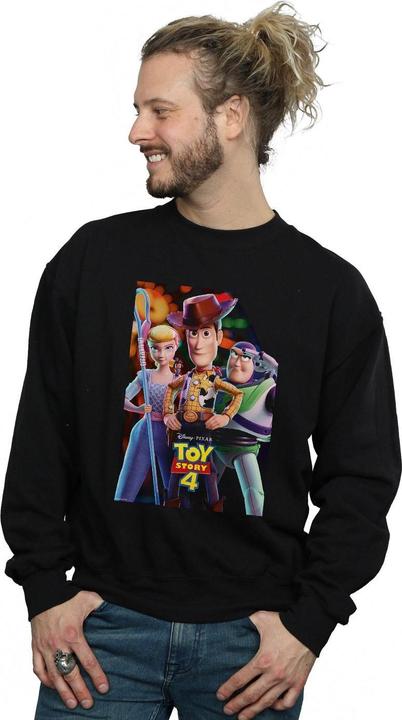 Produktbild Disney Toy Story 4 Buzz Woody And Bo Peep Poster Sweatshirt (S)