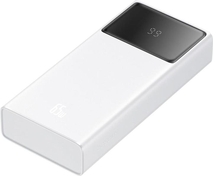 Image du produit Baseus Power Bank Star-Lord, 20000mAh 65W + câble USB - USB-C (blanc) (20000 mAh, 65 W, 65 Wh)
