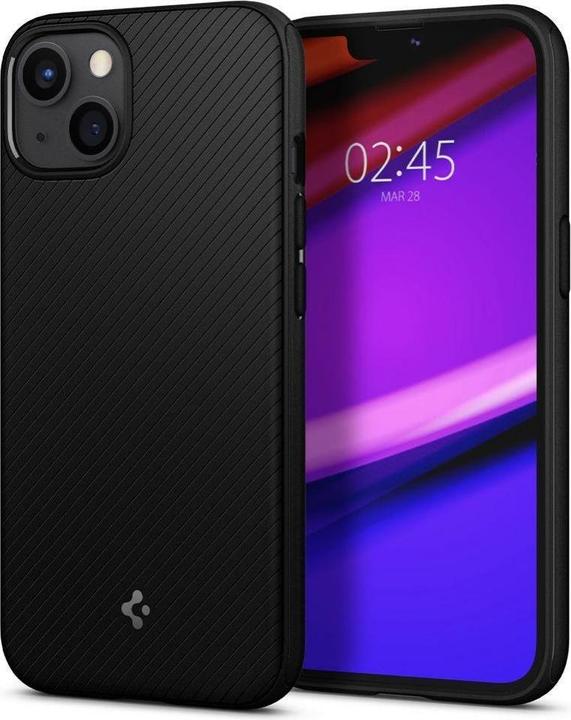 Produktbild Spigen Case Mag Armor MagSafe Apple iPhone 13 Matte Black (SPN1787BLK) - SPN1787BLK (Apple iPhone 13)