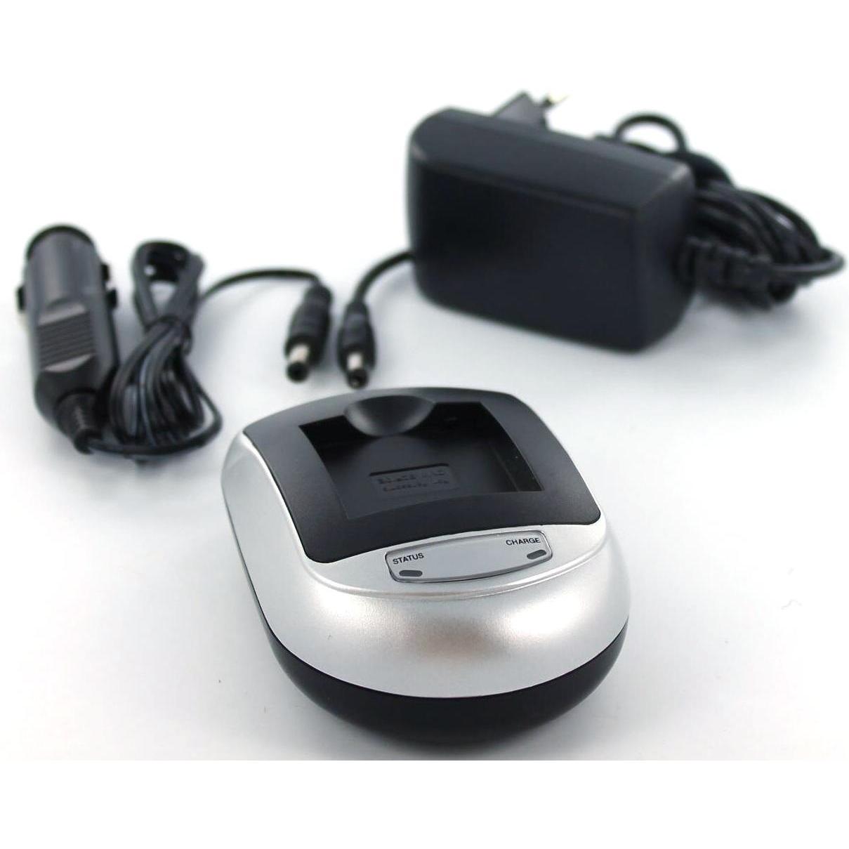 AGI Ladegerät kompatibel mit Panasonic Lumix DMC-FS33 (Ladegerät), Kamera Stromversorgung, Silber