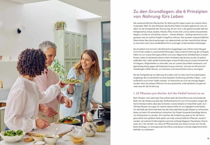 Produktbild Nahrung fürs Leben - Das Kochbuch (Deutsch, Tim Spector, Sara Riffel, Petra Huber, 2025)