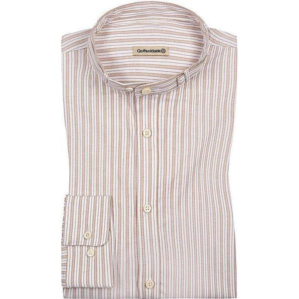 Gottseidank, Herren, Hemden, Trachtenhemd LENZ, Braun, (XL)