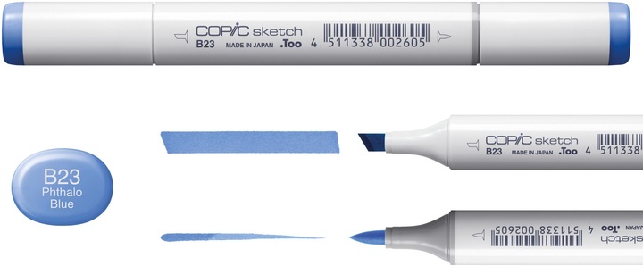 Produktbild Copic Marker sketch, 12er Set "Graut”ne WG" (Grau, 3 mm, 12 x)