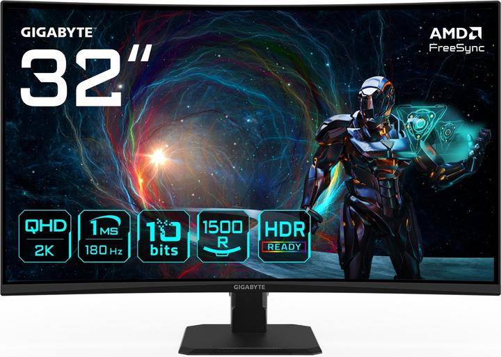 Gigabyte GS32QCA (2560 x 1440 pixels, 31.50")