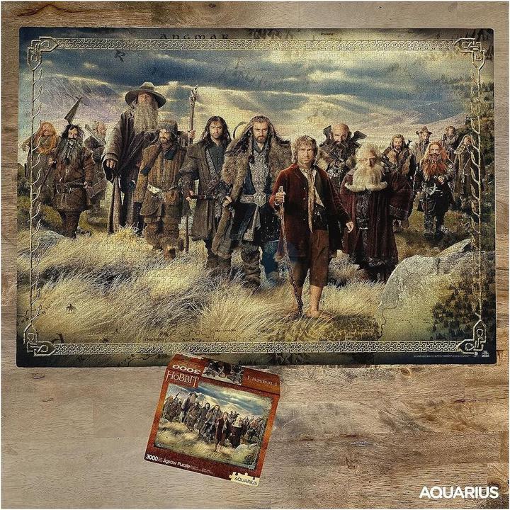 Actual product image Aquarius Le Hobbit : Un voyage inattendu puzzle Map (3000 pièces) (3000 pieces)