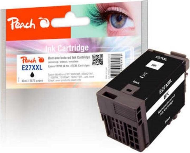 Produktbild Peach Tinte Epson T2791, No 27XXL Black (BK)
