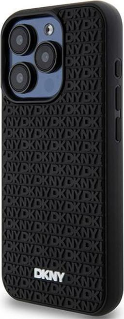 Immagine prodotto DKNY DKHCP15X3DRPWK Custodia rigida per iPhone 15 Pro Max 6,7" in gomma 3D con motivo a ripetizione (Apple iPhone 15 Pro Max)