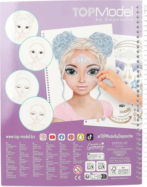 Produktbild Top Model Topmodel - Make Up Colouring Book (413983)