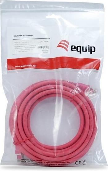Productafbeelding equip RJ-45 - RJ-45, M/M S/FTP, 24AWG PoE++, LSZH (S/FTP, CAT8.1, 0.50 m)