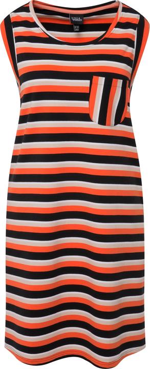 Image du produit Ulla Popken Robe en molleton à col rond, coupe trapèze sans manches, poches (50, 52)
