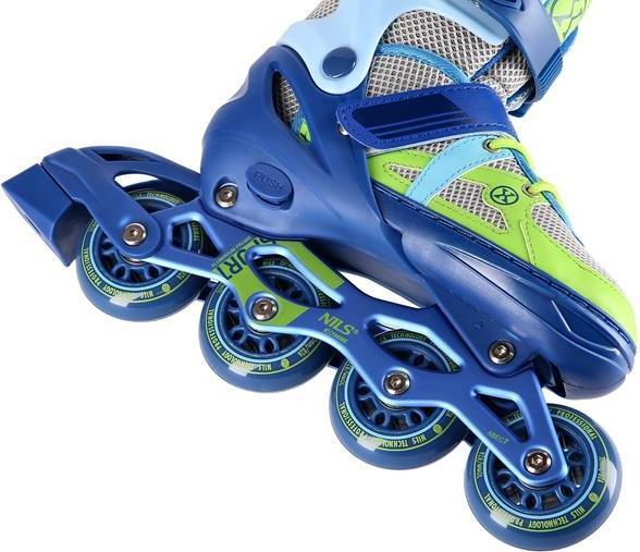Image du produit Nils NJ1828A BLEU-VERT TAILLE M. S(31-34) EXTREME INLINE SKATES (33)