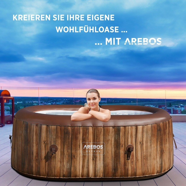 Produktbild Arebos Whirlpool Oval (2 Pers.)