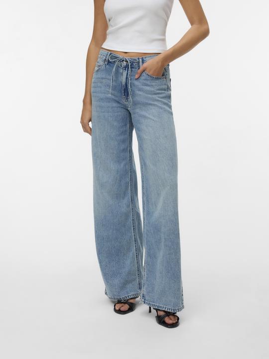 Actual product image Vero Moda VMREMY Mid Rise Gerade geschnitten Jeans Weit geschnitten (W31/L32)