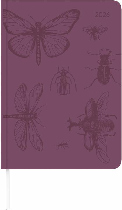 Actual product image Alpha Edition Lady Journal Grande Deluxe Purple 2025 - Taschen-Kalender A5 (15x21 cm) - Tucson Einband - mit (A5)