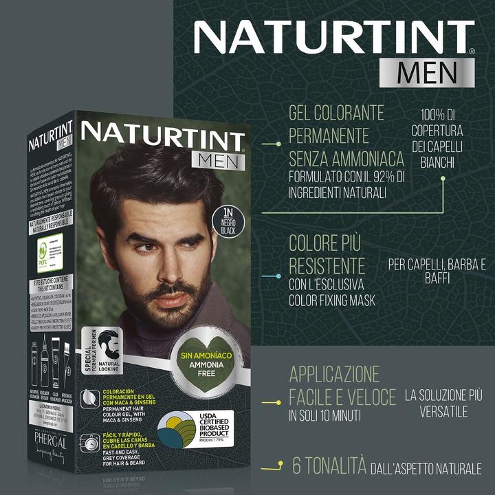 Productafbeelding Naturtint Men Hair Dye 5n Light Chestnut (Lichtbruin)
