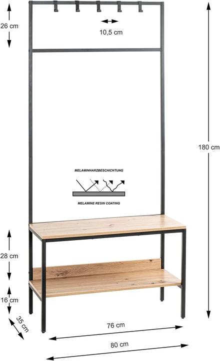 Immagine prodotto HAKU Möbel Standgarderobe