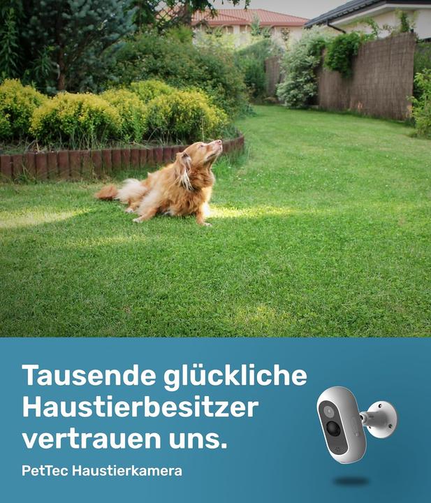 Produktbild PetTec Outdoor Haustierkamera mit 2-Wege-Audio