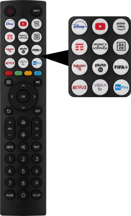 Produktbild Hisense TV Fernseher 50" (50", QLED, 4K)