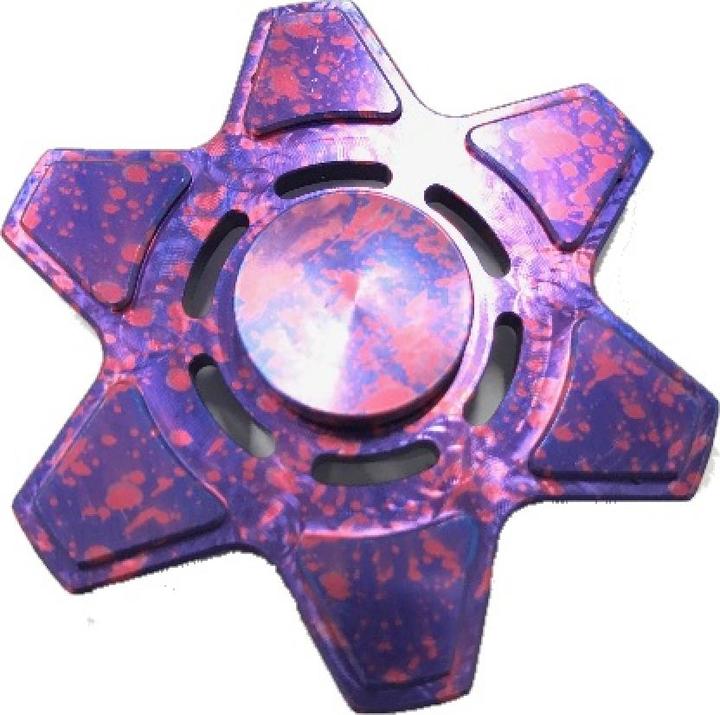 Actual product image FidgetSpinner RotorSplash Fidget Spinner Aluminium oxidised