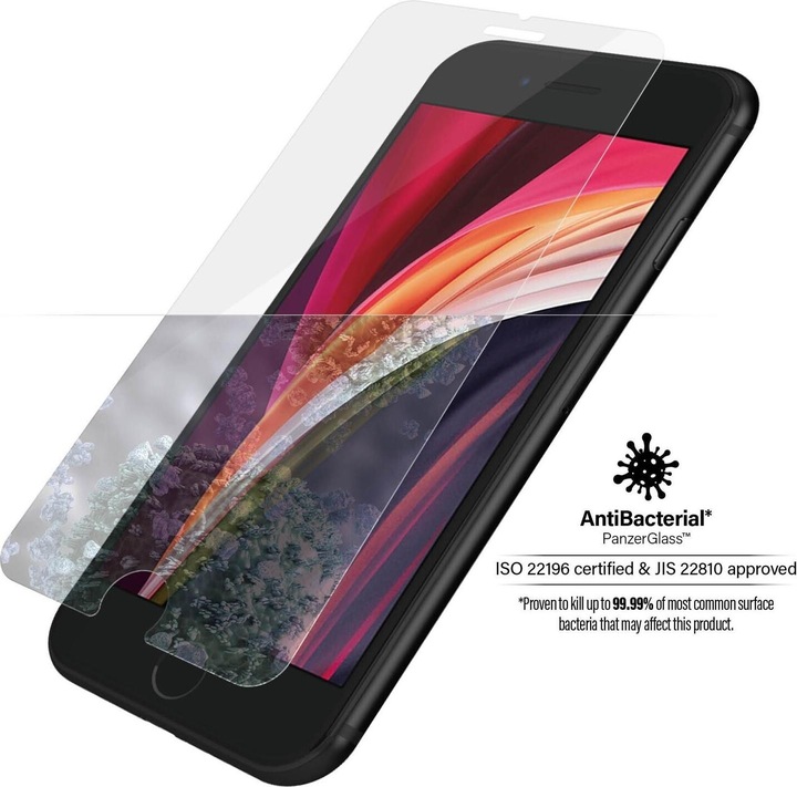 Produktbild PanzerGlass Standard Fit (1 Stück, Apple iPhone 6, Apple iPhone 6s, Apple iPhone 7, Apple iPhone 8, Apple iPhone SE (2nd Gen), Apple iPhone SE (3rd Gen))