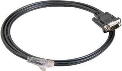 Actual product image Moxa CBL-RJ45M9-150 - 8-pin RJ45 to DB9 male serial cable, 1.5m (1.50 m)