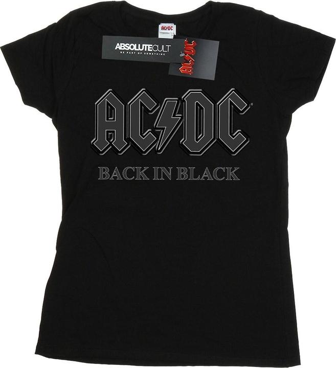 Produktbild AC/DC Back In Black Boyfriend Fit TShirt (L)