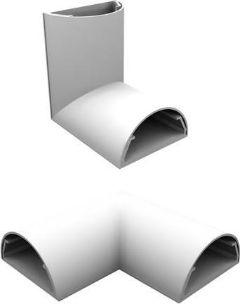 Actual product image Multibrackets Aluminum cable angle cable duct 50mm WE (5 cm)