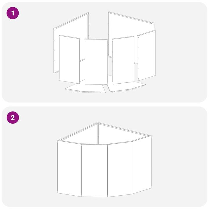 Actual product image vidaXL Eckpflanzer