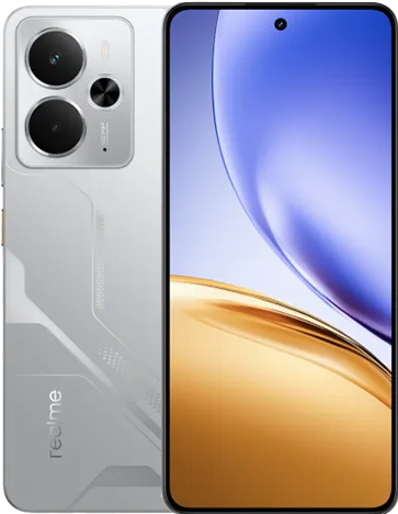 Produktbild realme 14 5G Dual Sim 12GB RAM 256GB - Mecha Silver (256 GB, Mecha Silver, 6.65", 50 Mpx, 5G)
