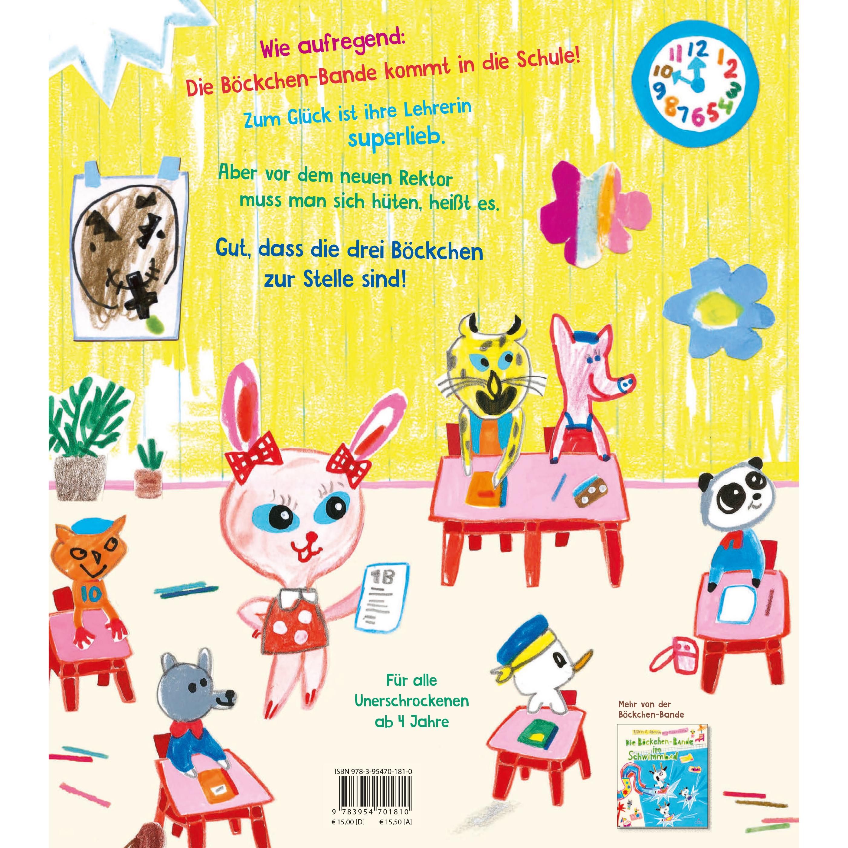 Die Böckchen-Bande in der Schule, Kinderbücher von Bjørn F. Rørvik