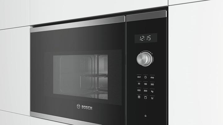 Image du produit Bosch Hausgeräte Micro-ondes encastrable BEL524MS0, Série 6, 38 cm, 800 W, 8 programmes