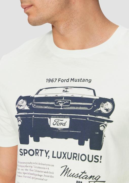 Actual product image S.Oliver T-Shirt Baumwoll-T-Shirt mit Ford®-Print (S)