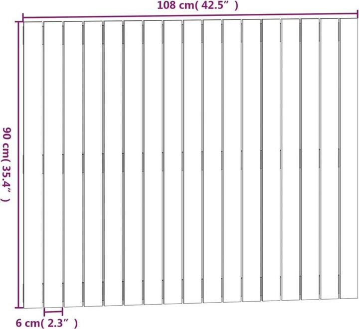Image du produit vidaXL Chloé (127.5 x 3 x 110 cm)